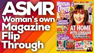 ASMR Magazine Page Flipping: Exploring Woman's Own Magazine, StevenAntonyASMR