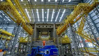 Inside the HS2 mega-factory making the UK's longest railway bridge