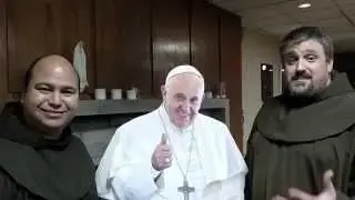 Br. Roger and Br. Colin ready for Pope Francis