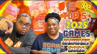Top 5+ Games for January 2026 - Top 5's w/ Our Family Plays Games