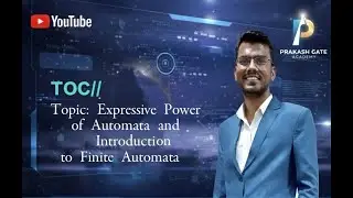 lecture3||TOC||Expressive power of Automata & Introduction to FA||Gate CSE||University exam AKTU