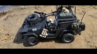 1/18 1/16 Scale Custom Land Rover Defender Military SAS Vehicle