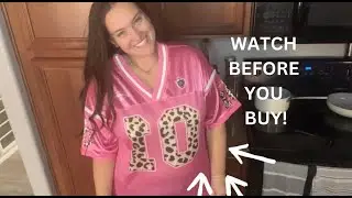 HONEST REVIEW - Verdusa Women's Jersey Shirt Oversized Tshirts