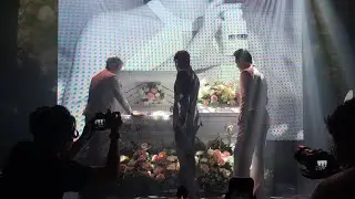 Frontrow big bosses Richmond Yu, Sam Verzosa, RS Francisco pays their last respect for Luxxe White