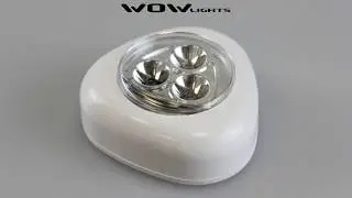 Wowlights White LED push light