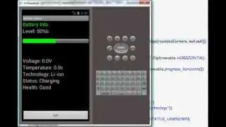 Android Battery level, general info App : Level, Status,Tech ... - By Amen Ayach