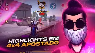 HIGHLIGHTS EM 4x4 APOSTADO! 🥋🏆 1920x1080 Highlights Free Fire NITRO V15 INTEL i5-13420H RTX 3050 6G
