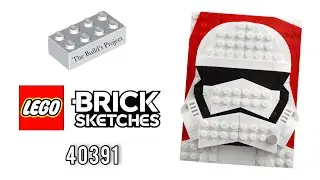 Lego BrickScketches 40391 : First Order Stormtrooper (SpeedBuild : STOP MOTION)