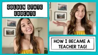 WELCOME TO MY CHANNEL || HOW I BECAME A TEACHER TAG || First Year Teacher