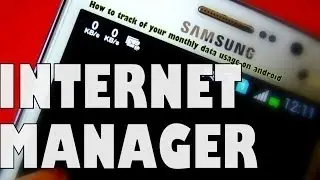 How to track Internet data usage on android