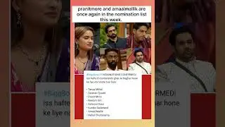 #pranitmore and #amaalmallik are once again in the nomination list this week#biggboss19
