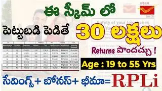 Best Insurance Policy  | Rural Postal Life Insurance Policy | Best RPLI Policy in Post Office |