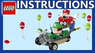 LEGO Instructions | Mario Kart&trade; &ndash; Baby Mario vs. Baby Luigi | 72034 | LEGO Super Mario #mariokart