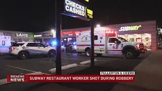 Subway worker shot during robbery on Northwest Side