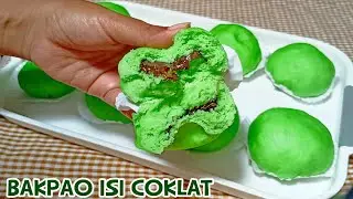 BAKPAO ISI COKLAT EMPUK DAN LEMBUT WALAU TANPA TELUR ( roti kukus )
