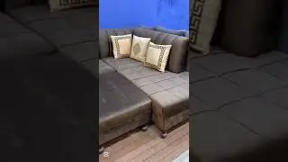 L-Shape sofa contrass cushion | The furniture company #rawalpindifurniture