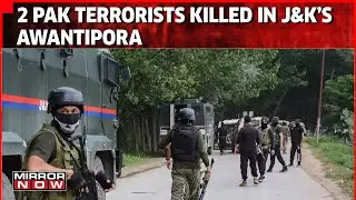 2 Pakistani Terrorists Neutralised In Awantipora Encounter | Jammu Kashmir News | Mirror Now