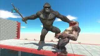 King Kong and Ballista vs every animal - Animal Revolt Battle Simulator