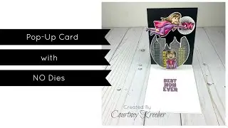 Pop Up Card with NO Dies/Simon Hurley Create