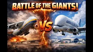 BATTLE OF THE GIANTS, ANTONOV AN-225 VS AIRBUS BELUGA