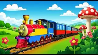 गाड़ी आयी छुक छुक Gadi Aayi Gadi Aayi Chuk Chuk | Happy Kids Rhymes TV | Nursery Rhymes & Kids Songs