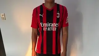4K ultra HD Puma 2021/22 AC Milan complete home kit jersey review in the Philippines with bebotsonly