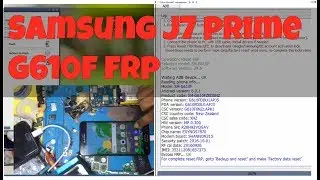 Samsung J7 prime G610f FRP UNLOCK With Sboot File || 2017 Last 100% Working BY D-quick solution