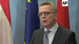 Austrian, German ministers discuss migrant crisis