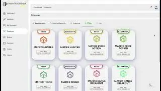 ALL NEW MATRIX TRADING TECH VERSION 2.O DASHBOARD TOUR