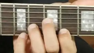 Play G Minor Chord on the Top Guitar Strings: 2nd Inversion