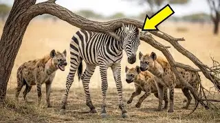 Inatake ng mandaragit ang batang zebra naipit sa mga puno &mdash; Gulat ang naging reaksyon ng ina