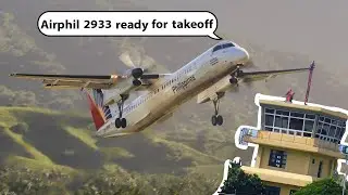 Plane Spotting at The Basco Control Tower ✈️