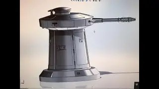 1/6 scale 3D printed Hoth Turret