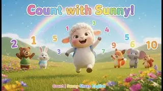Count with Sunny 🐑 | Learn Numbers 1 to 10 | Fun English Song for Kids & Toddlers
