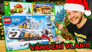 LEGO MĚSTO #53 - VÁNOČNÍ VLAK A ŠTĚDRÝ DEN VE MĚSTĚ! 🎁