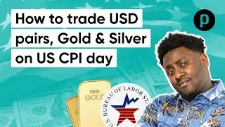How To Trade USD Pairs, Gold, Silver on US CPI Day | 13th Jan