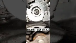 CARA SETTING OLI SAMPING NINJA 150 R/RR | STANDART - IRIT - BOROS