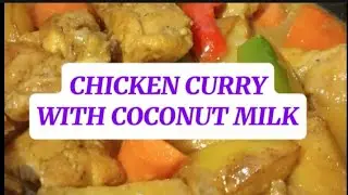 Chicken Curry with fresh cocomilk // simple cooking