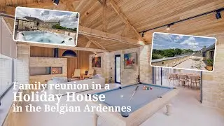 Modern Group Holiday Home in Nassogne: Jacuzzi, Billiards & Gourmet Dining Next Door