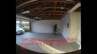 DIY Epoxy paint garage floor Polycuramine Kit - Maulik