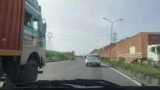 KMP expressway cutting through Aravali Hills