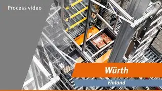 The World Of Vanderlande: Würth Finland | Process video