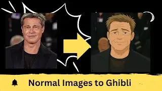 Convert normal images to Ghibli images | Ghibli Art work