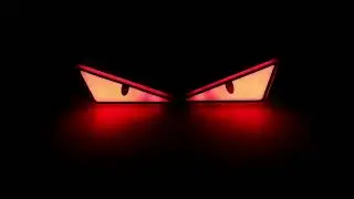 Universal Car LED Devil Eyes Light Demon Eyes Headlight Motorcycle Mini