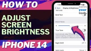 How to Adjust Screen Brightness on iPhone 14