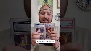 Honest take on CGC vs PSA slab. I am NOT paid by anyone #review #pokemon