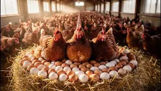 A day at the chicken farm with 98 Chicken Farm