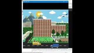 DIU Smart Campus project with free glut and code blocks (Computer Graphic Project)