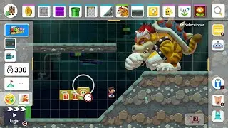 SUPER MARIO MAKER 2 / Editor de niveles de Nintendo Switch | Bowser Felino level