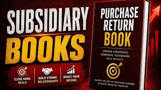 Subsidiary books #part3 Purchase return book 